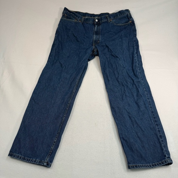 Levis 550 Straight Leg Jeans Mens Size 42X32 Medium Wash High Rise - Picture 2 of 15